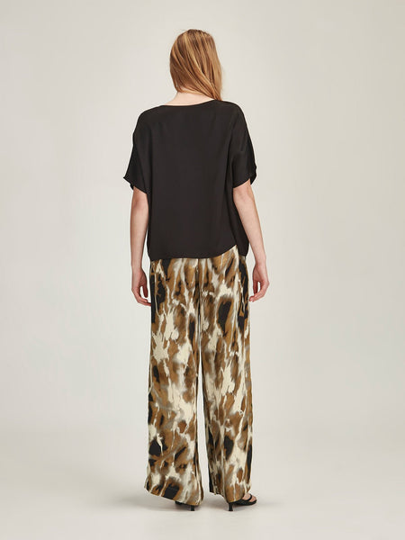 CAROLINE SILLS (BN) NZ "Caria" Amore print wide leg pant! 12