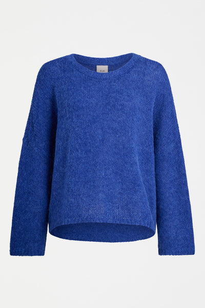 ELK (LN) Agna alpaca + wool sweater - Blue! 10-16
