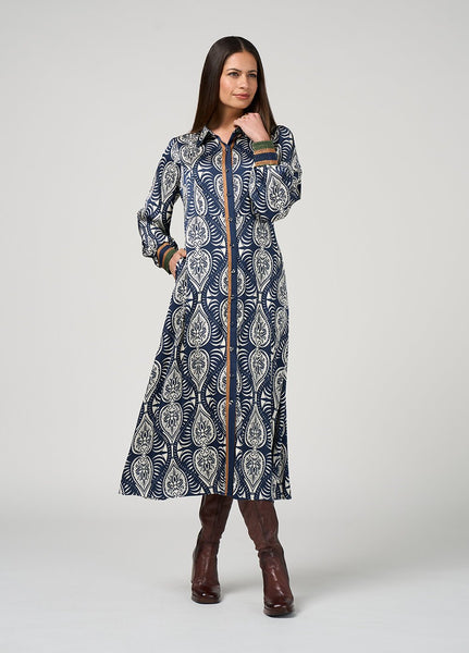 LOOBIE'S STORY (LN) Opaline midi shirt dress! 16