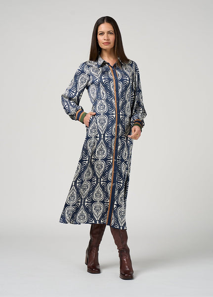 LOOBIE'S STORY (LN) Opaline midi shirt dress! 16