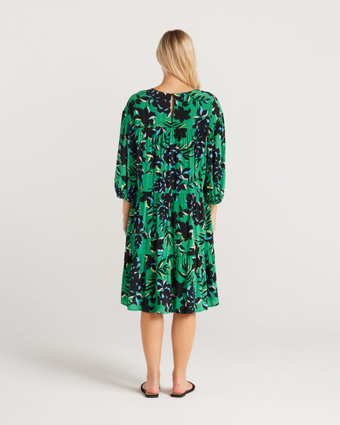 ZAFINA - Vivan dress - Green floral! 14