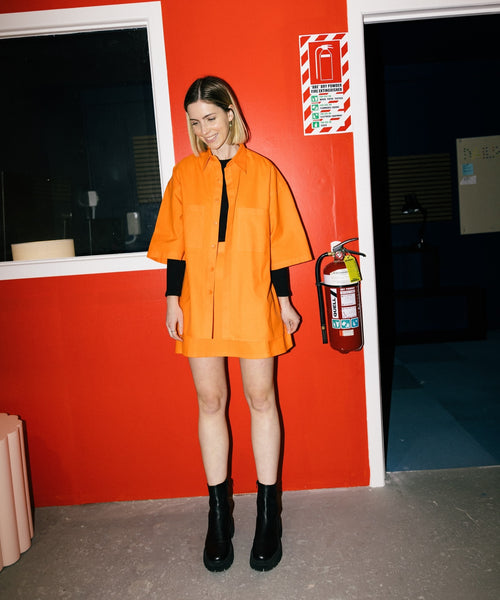 MANE (NZ) Grid wool oversized shirt! 12-14