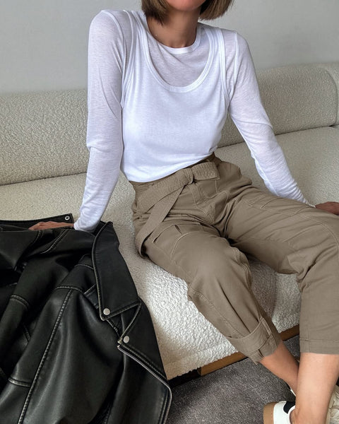 DECJUBA - Quinn cargo pant - Khaki! 8-10