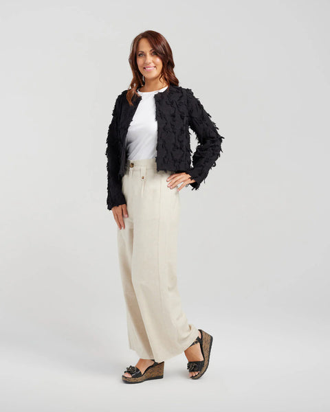 ZAFINA (LN) "Esme" textured cotton jacket! 18