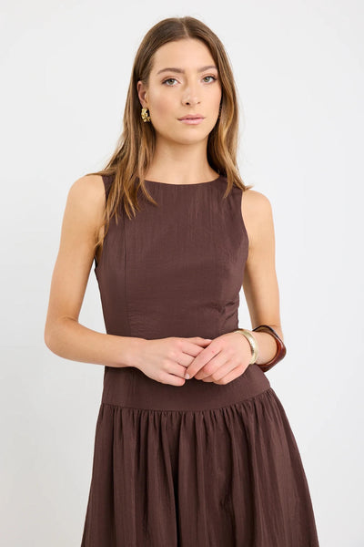 STORIES BE TOLD "Results" maxi dress - Choc! 16