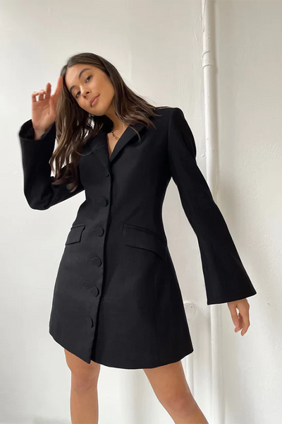 CAITLIN CRISP (NZ) Heavy linen Valentine blazer dress! 12