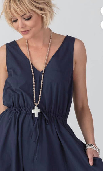 REPERTOIRE (NZ) "Crystal" cotton midi dress! 10