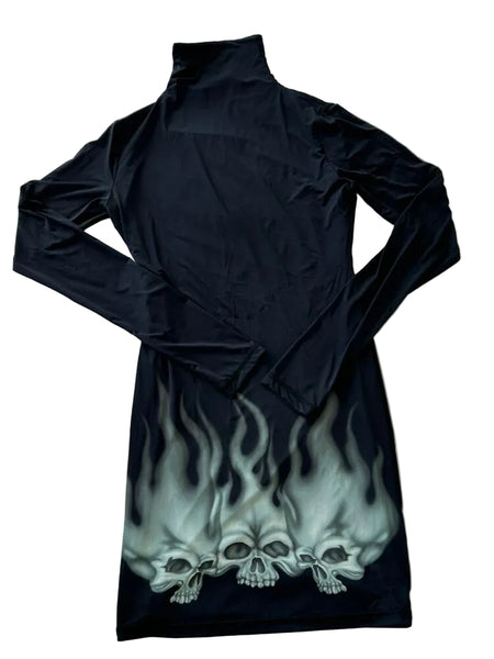 STOLEN GIRLFRIENDS CLUB (BN) "Street skull" mini dress! 12-14