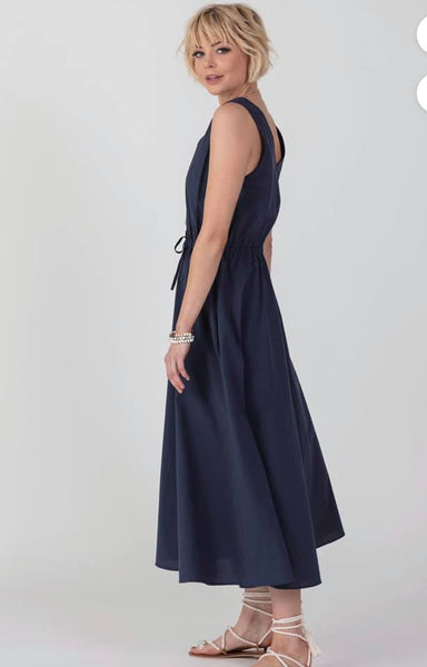 REPERTOIRE (NZ) "Crystal" cotton midi dress! 10