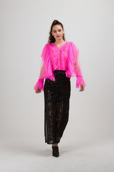 AUGUSTINE (BN) "Stargazer" sequin skirt - Navy! 12