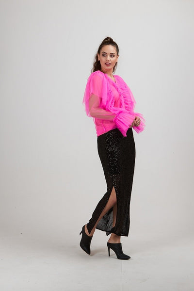 AUGUSTINE (BN) "Stargazer" sequin skirt - Navy! 12