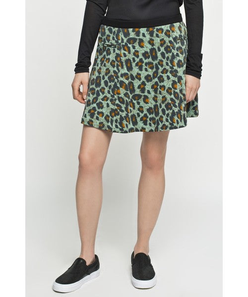 MAISON SCOTCH - Leopard print jersey mini skirt! 12