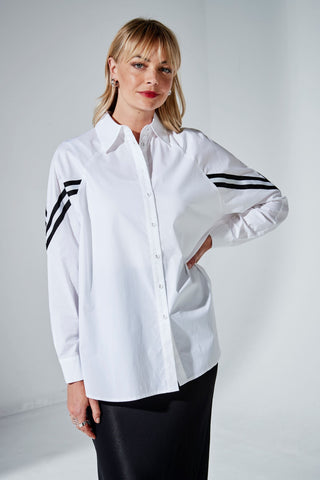 DUO - Eze cotton poplin stripe detail shirt! 14