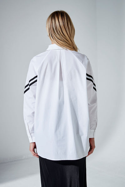 DUO - Eze cotton poplin stripe detail shirt! 14