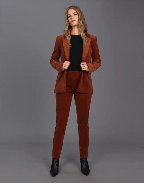 STORM (LN) Soft velvet trouser - Rust! 8