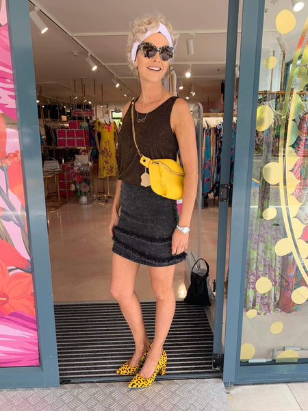 AMAYA - Sai denim skirt - Washed black! 8