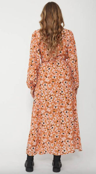 STELLA + GEMMA (BN) Carla wrap dress - Camelia cat print! 12