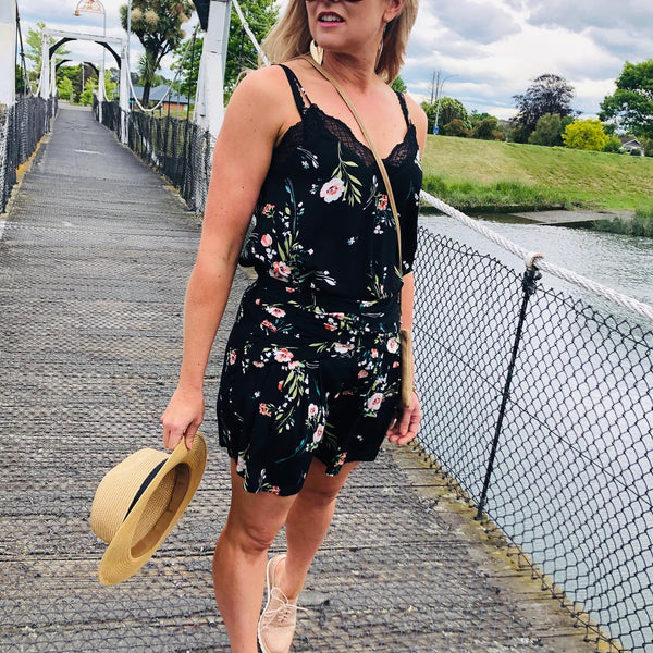 DRAMA - Black floral cami! 12