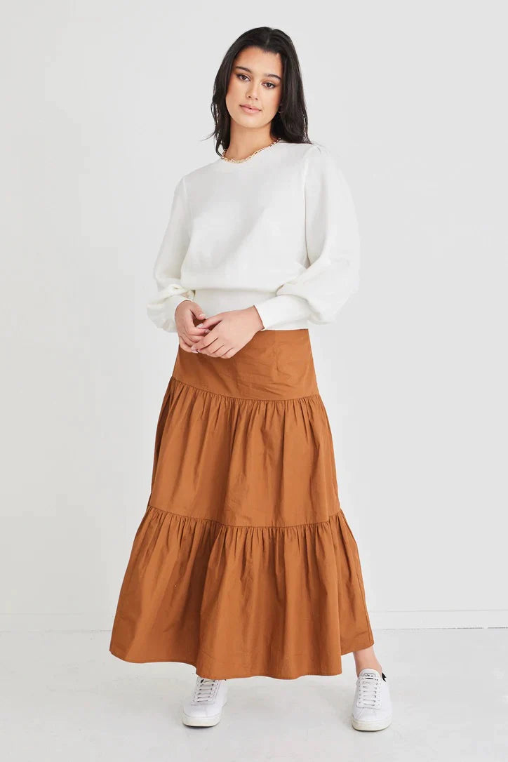 Mustard maxi skirt sales nz