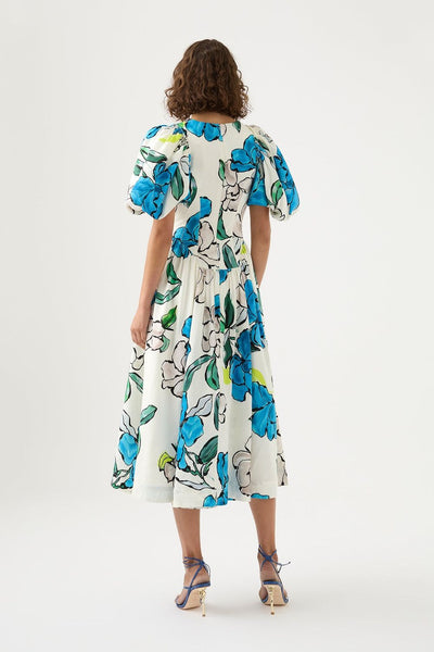 AJE (BN) "Pedestal corsetted" Camelia midi dress! 12-14
