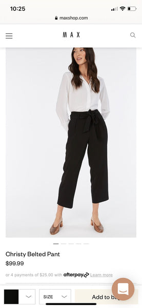 MAX - Christy pleat detail relaxed pant! 14