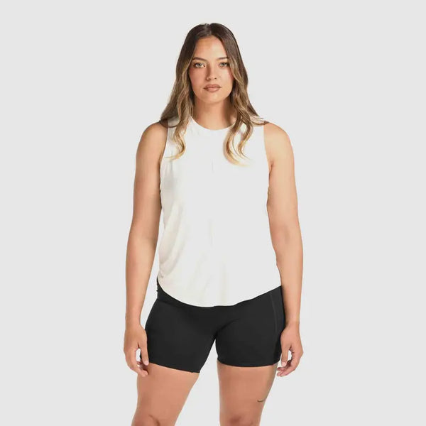 HINE - Modal split back tank - Off white! 14