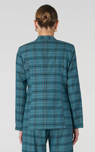 OBI (LN) NZ - "Vivienne plaid" wool blazer! 14