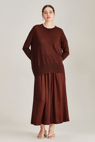SILLS (LN) Aurelie relaxed Merino crew - Cinnamon! 14