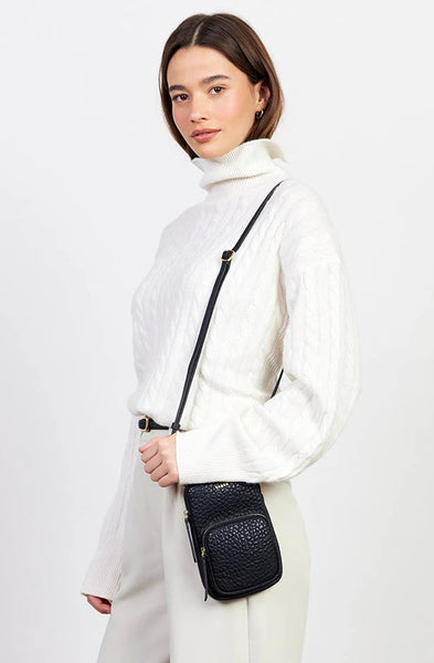 SABEN - Nikko pocket phone sling bag - Bubble leather!