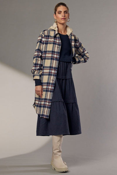 MADLY SWEETLY (LN) Optimist removable hood plaid coat! 14