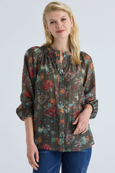 LANIA (LN) "Tuscan" cotton silk shirt! 16