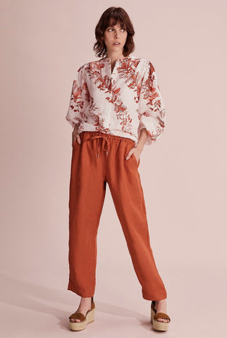 COUNTRY ROAD - Organic linen pant - Saffron! 12