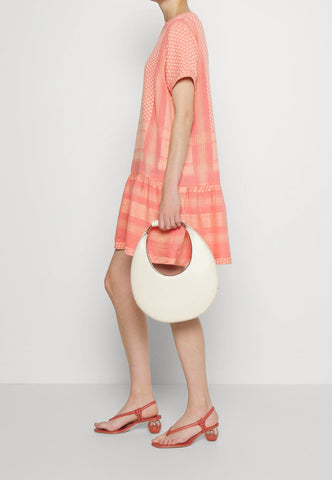 SUMMERY Copenhagen - Pink + orange derss dress! 14-16
