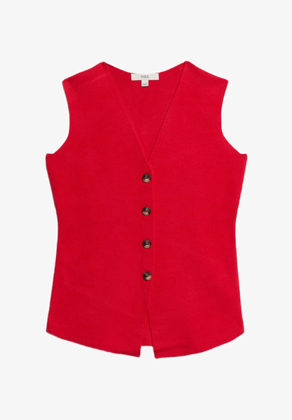 M&S "Soft touch" knit waistcoat - Scarlett! 12