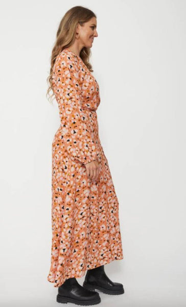 STELLA + GEMMA (BN) Carla wrap dress - Camelia cat print! 12