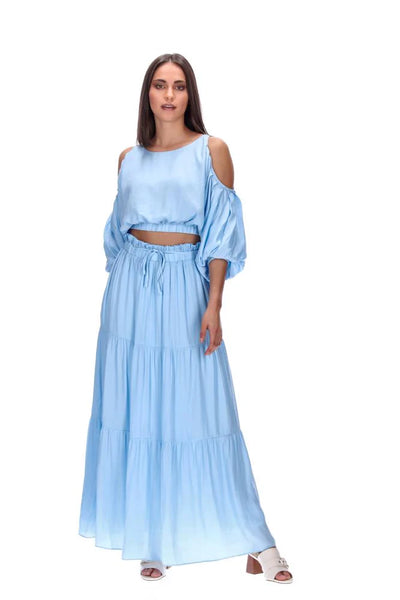 AMAYA - Whitney crop top - Ice blue! 14