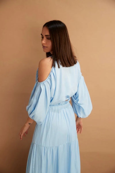 AMAYA - Whitney crop top - Ice blue! 14