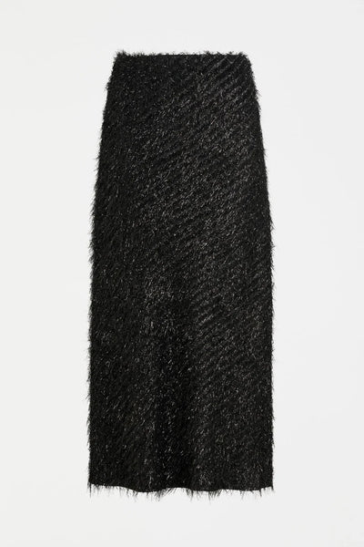 ELK (BN) "Lita" textured metallic fringe midi skirt! 12