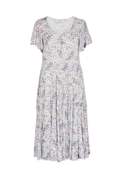 AUGUSTE - Valentina fiesta metallic thread day dress! 12