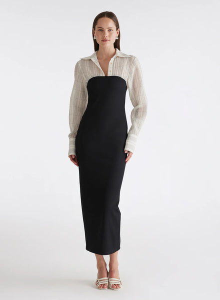 ANNA QUAN (LN) Austen maxi shirt dress! 8-10