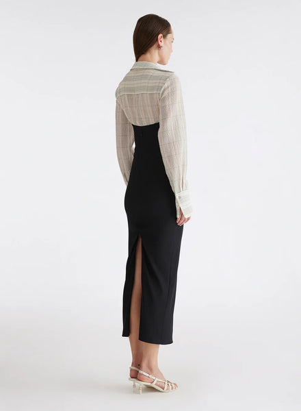 ANNA QUAN (LN) Austen maxi shirt dress! 8-10