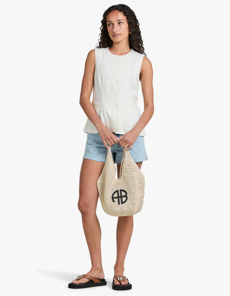 ASSEMBLY LABEL - Calla linen vest - Antique white! 12