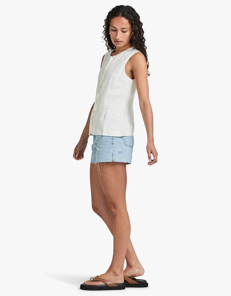 ASSEMBLY LABEL - Calla linen vest - Antique white! 12