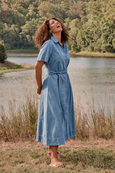 DENIM By Adrift - Anna chambray maxi dress! 14
