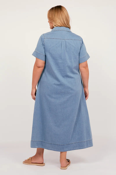 DENIM By Adrift - Anna chambray maxi dress! 14