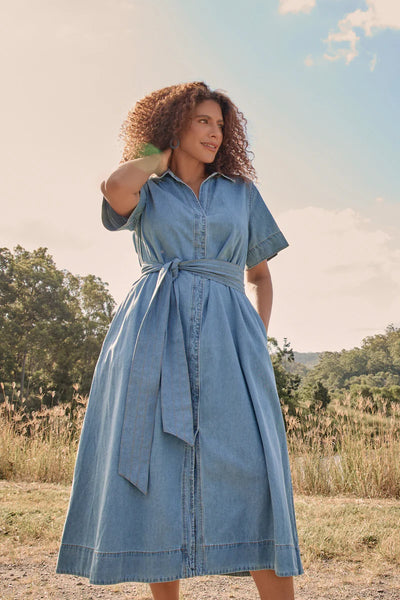 DENIM By Adrift - Anna chambray maxi dress! 14