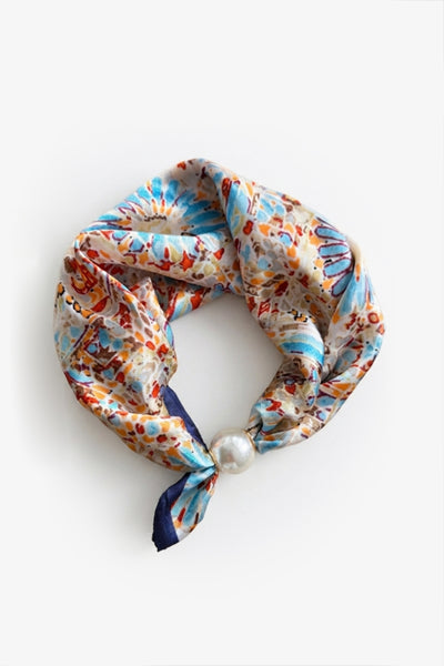 ANTLER - Pearl fasten necktie - Silk road!