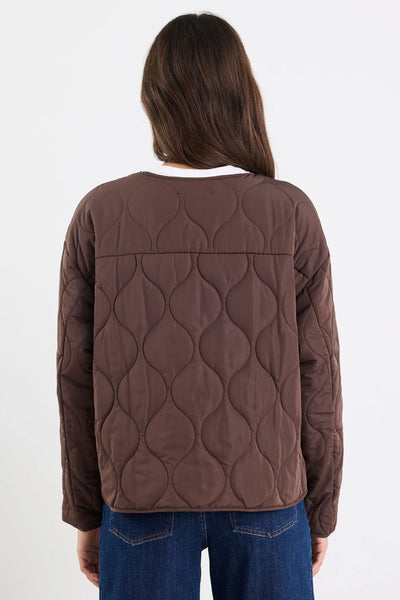 STORIES TO BE TOLD (LN) "Apex" puffer jacket - Chocolate! 14