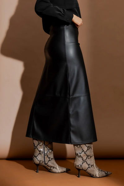 MOTTO - Faux leather A-line skirt! 14