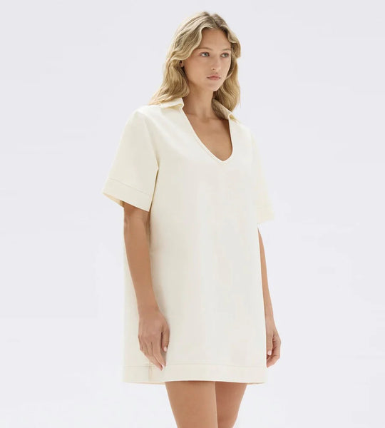 ASSEMBLY LABEL - Genevieve denim mini dress - Ecru! 12